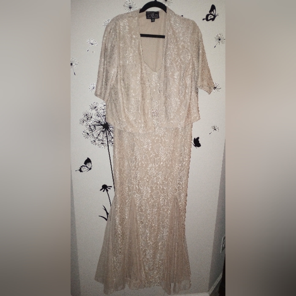 Alex Evenings Lace Maxi Dress
